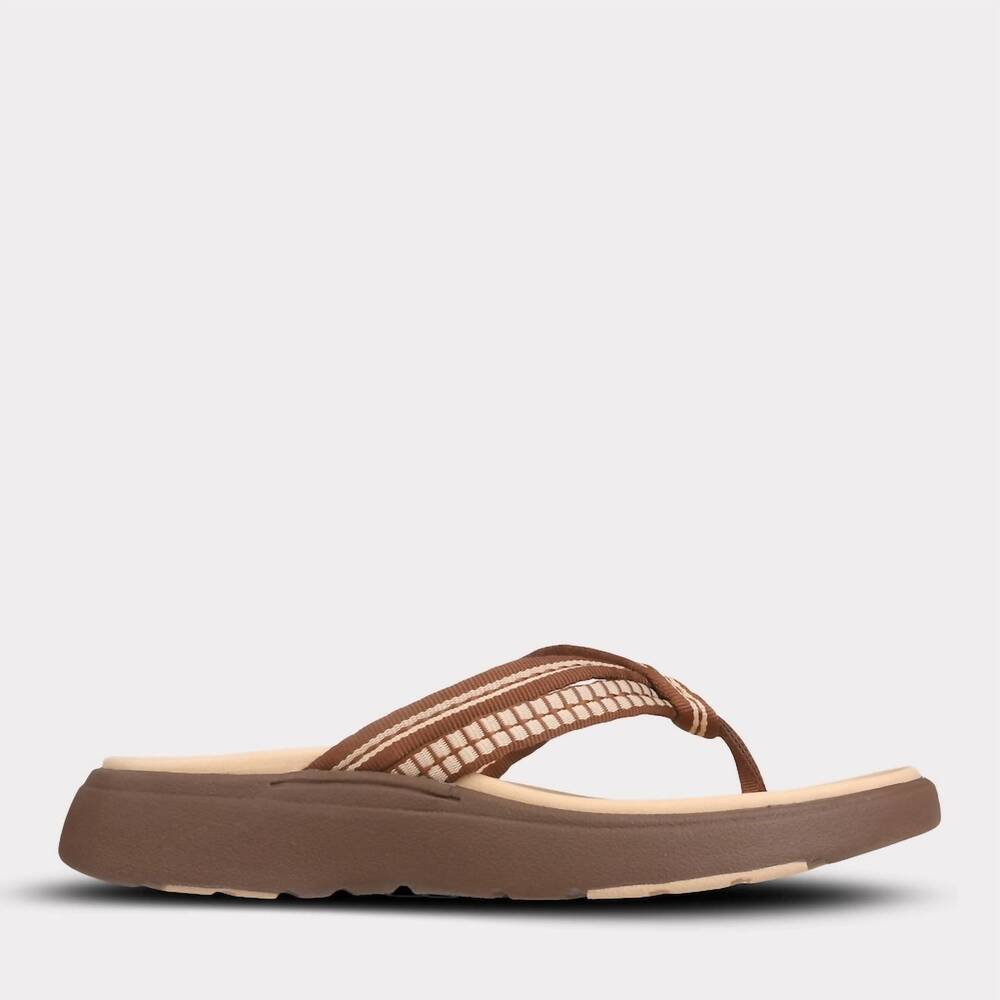 NEW MYKOS women's nami thong sandal in chocolate